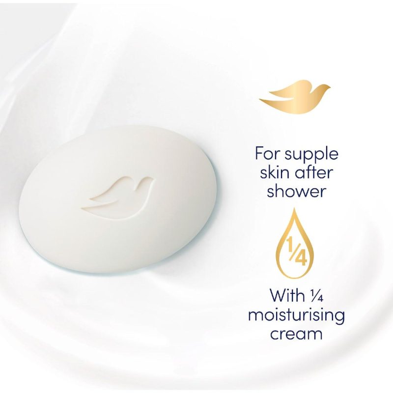 Dove Original Beauty Cream Soap Bar 90g X 4 Bars
