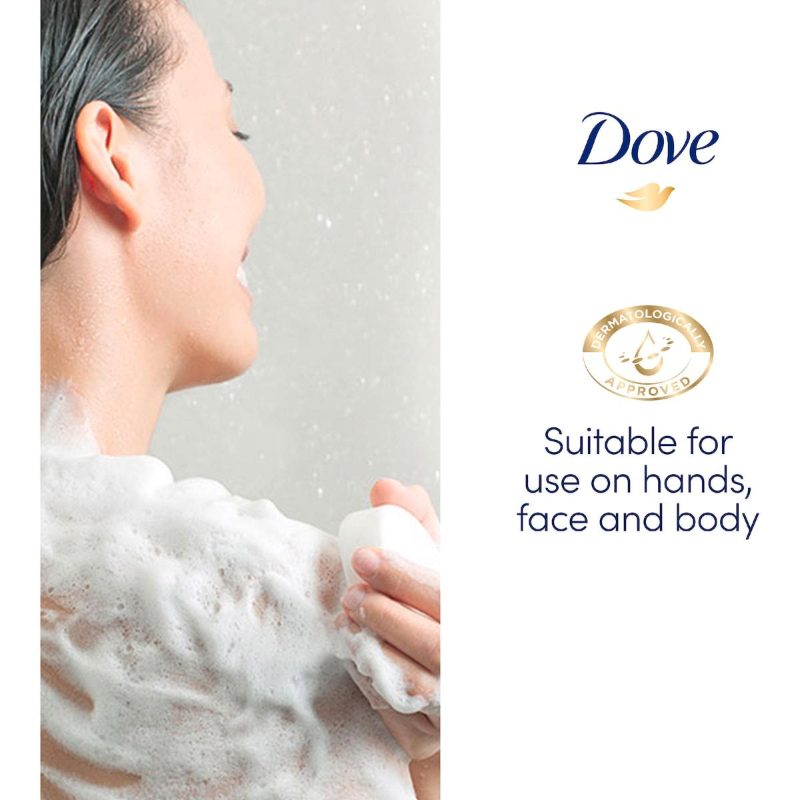 Dove Original Beauty Cream Soap Bar 90g X 4 Bars
