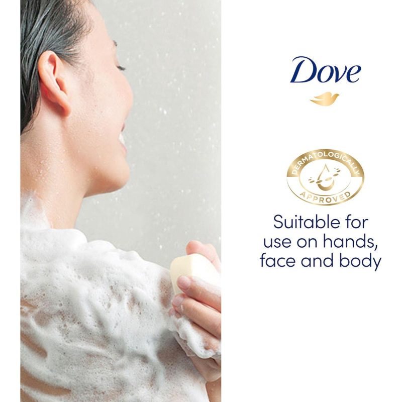 Dove Shea Butter Beauty Cream Soap Bar 90g X 6 Bars
