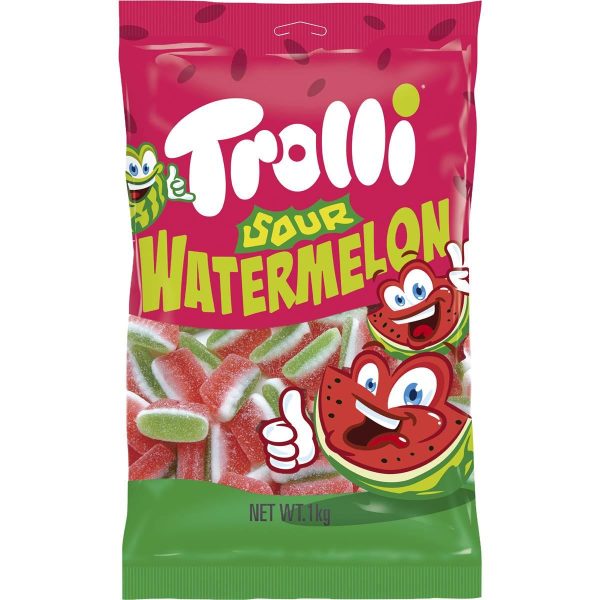 Trolli Sour Watermelon Slices Candy 1kg