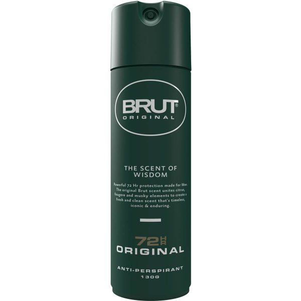 Brut Original 72 Hour Original Antiperspirant Deodorant Spray 130g