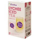 Chatime Lychee Iced Bubble Tea Kit Drink With Pearls 4 Pack