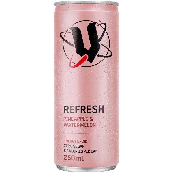 V Refresh Pineapple Watermelon Energy Drink Can 250ml