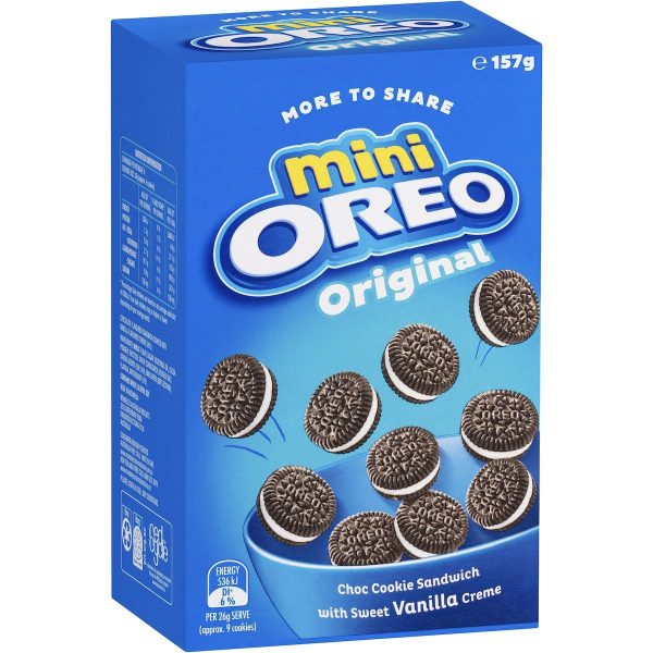 Oreo Original Mini Cookies Biscuits Box 157g