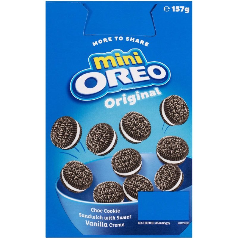 Oreo Original Mini Cookies Biscuits Box 157g