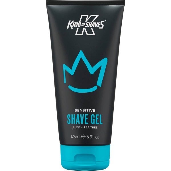 King Of Shaves Sensitive Shave Gel with Aloe Vera and Tea Tree 175ml