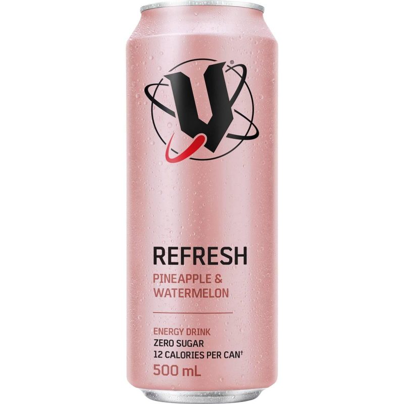 V Refresh Pineapple Watermelon Energy Drink Can 500ml