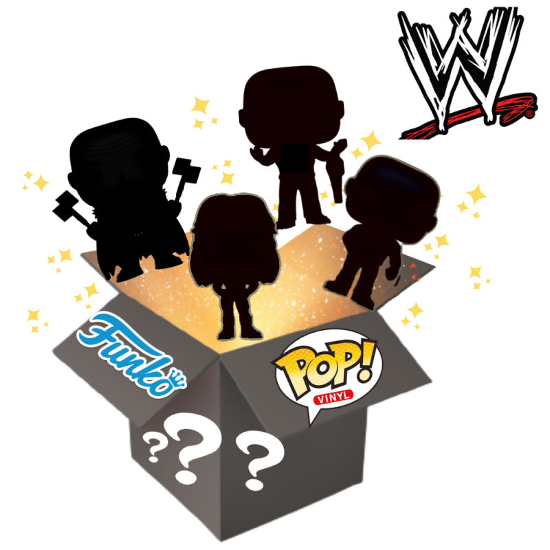 WWE Funko Pop! Vinyl Figures Mystery Surprise Gift Box 4 Pack