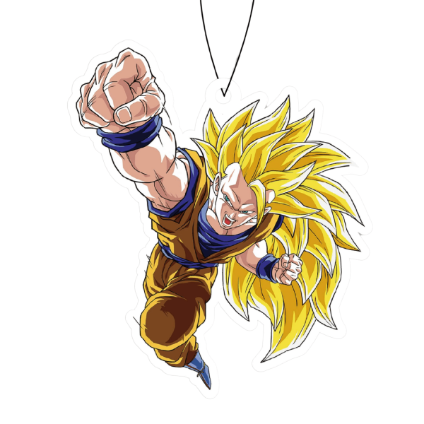 DBZ Super Saiyan SSJ3 Goku Apple Car Air Freshener