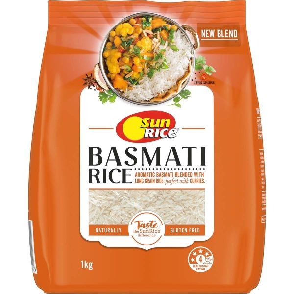 Sunrice Basmati Rice Pouch 1kg