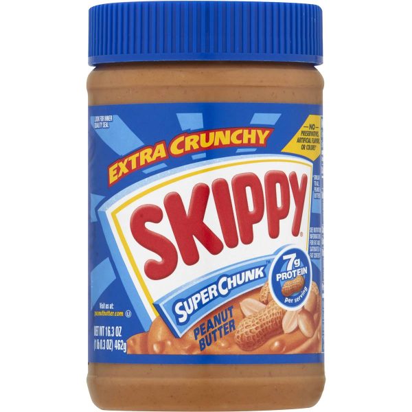 Skippy Extra Crunchy Super Chunk Peanut Butter Spread 462g