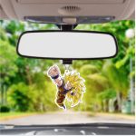 DBZ Super Saiyan SSJ3 Goku Apple Car Air Freshener