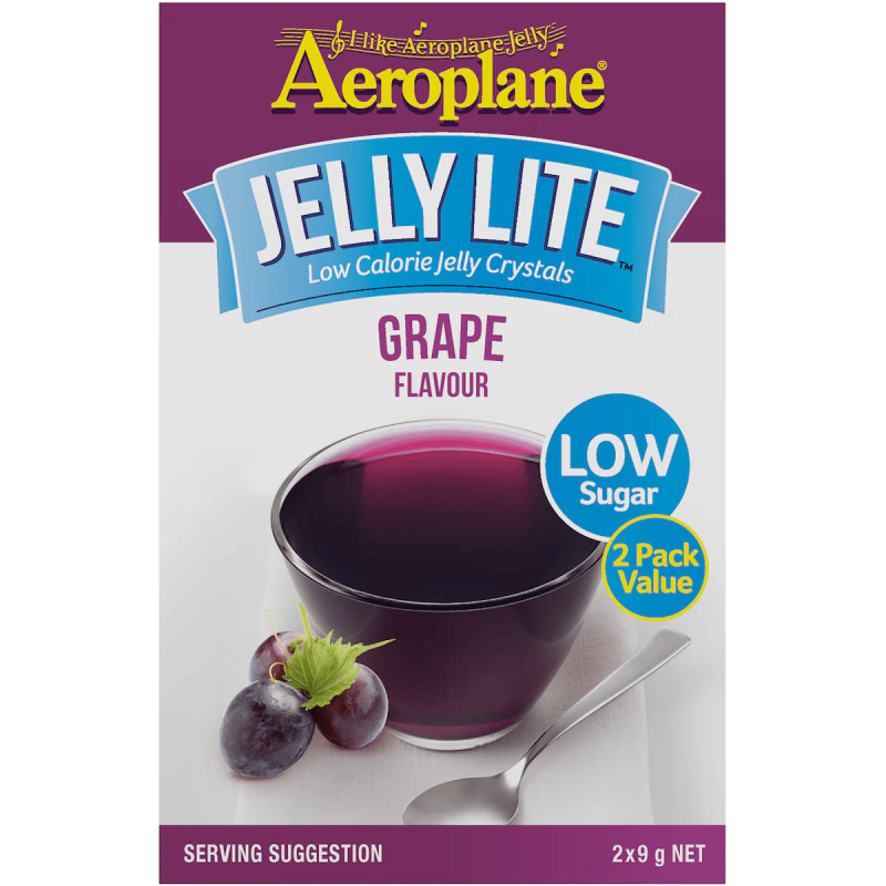 Aeroplane Jelly Lite Grape Low Calorie Jelly Powder 18g