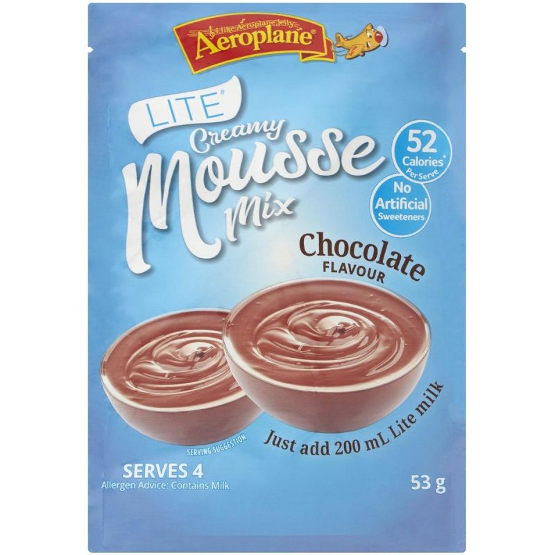 Aeroplane Lite Creamy Chocolate Mousse Mix 53g