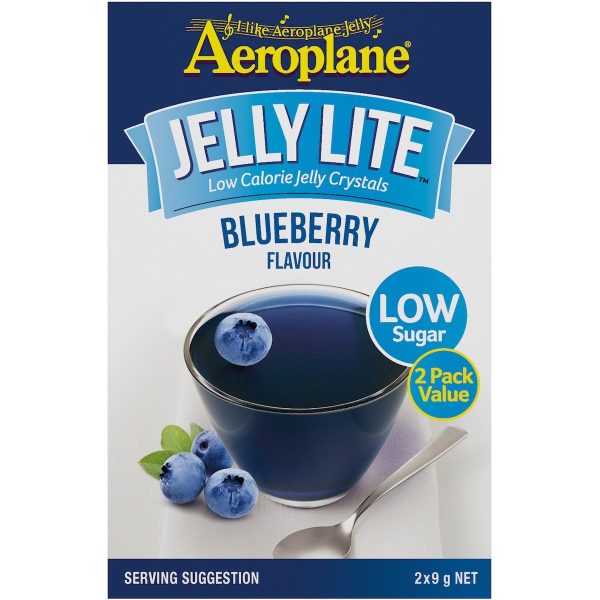 Aeroplane Jelly Lite Blueberry Low Calorie Jelly Powder 18g
