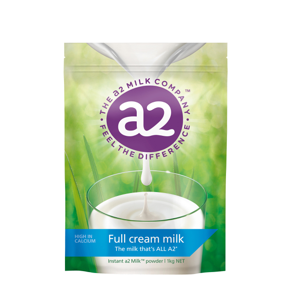 A2 Full Cream Instant Milk Powder Pouch 1kg