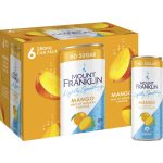 Mount Franklin Lightly Sparkling Water Mango Cans 250ml X 6 Pack