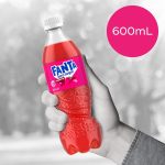 Fanta Raspberry Zero Sugar Soft Drink Bottle 600ml