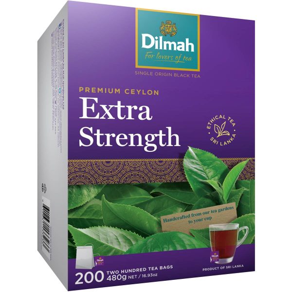 Dilmah Premium Ceylon Extra Strength Tea Bags 200 Pack