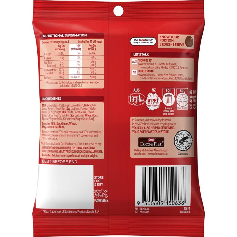 Kit Kat Minis Chocolate Easter Eggs Bag 110g