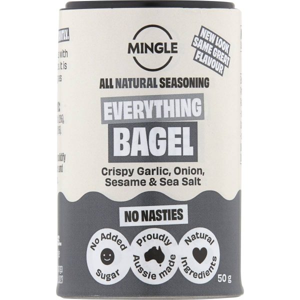 Mingle Everything Bagel Garlic Onion Salt All Natural Seasoning 50g