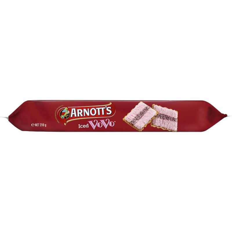 Arnotts Iced Vo Vo Biscuits 210g