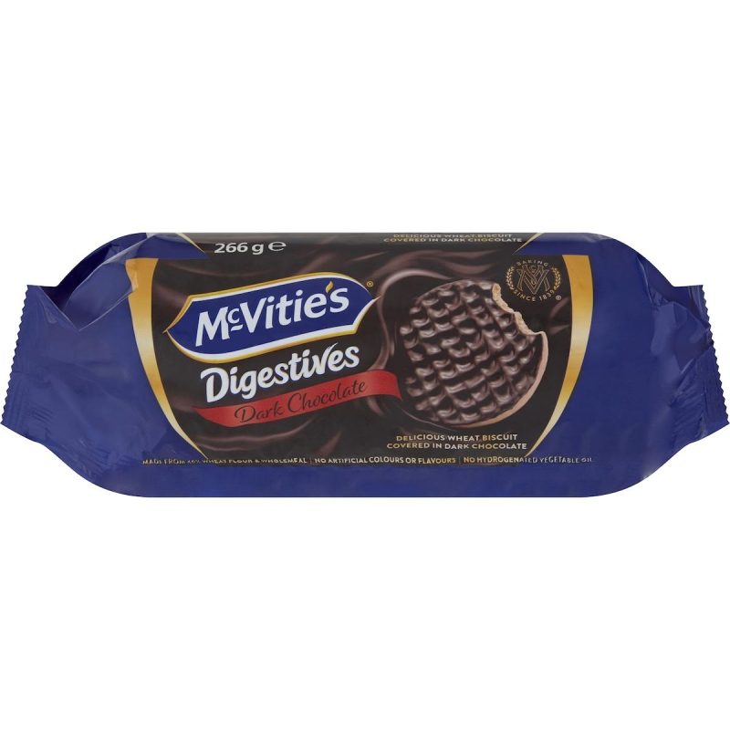 McVities Digestives Dark Chocolate Biscuits 266g