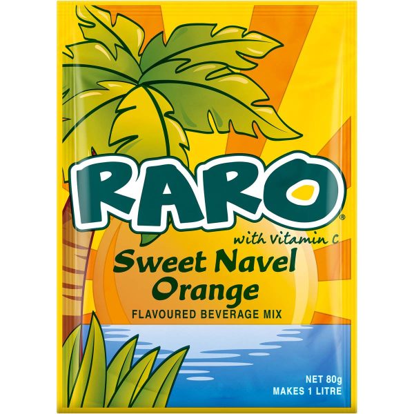 Raro Sweet Navel Orange Flavoured Beverage Drink Mix Powder 80g
