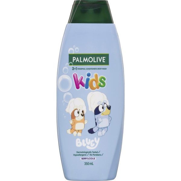 Palmolive Bluey Kids Shampoo Conditioner Body Wash 350ml