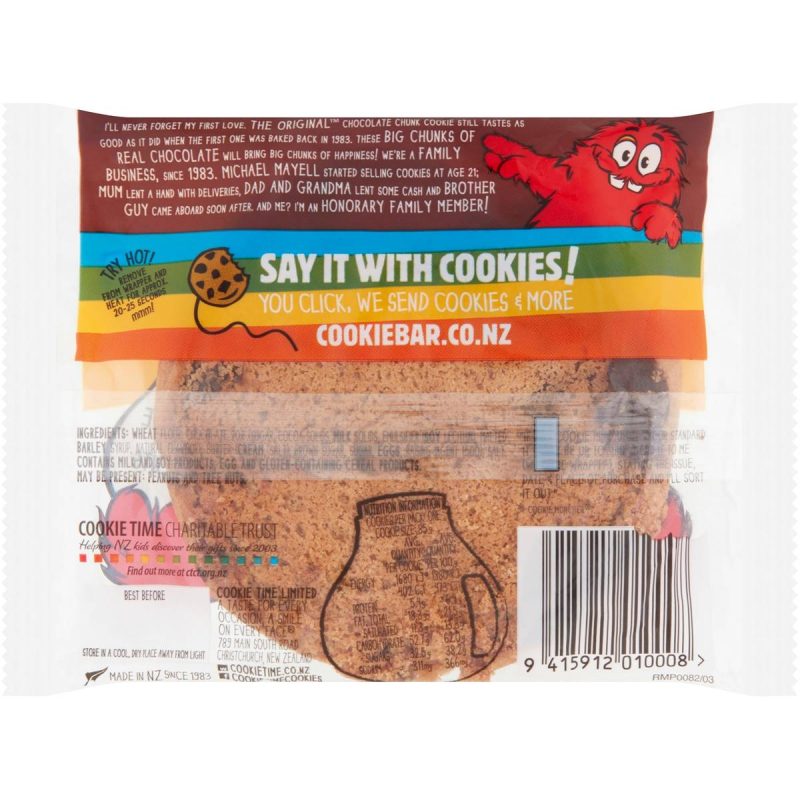 Cookie Time Original Chocolate Chunk NZ Cookie 85g