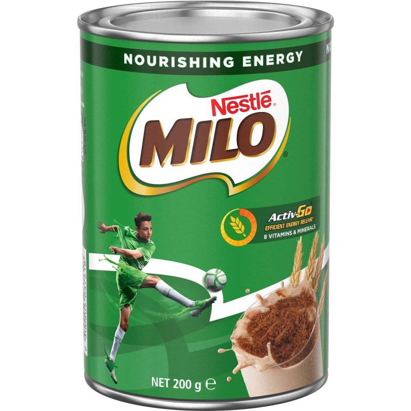 Nestle Milo Chocolate Choc-Malt Malted Drinking Chocolate 200g Tub