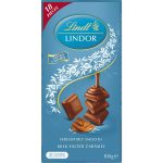 Lindt Lindor Salted Caramel Chocolate Block 100g