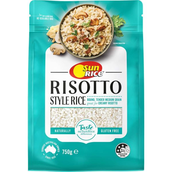 Sunrice Risotto Style Rice Pouch 750g