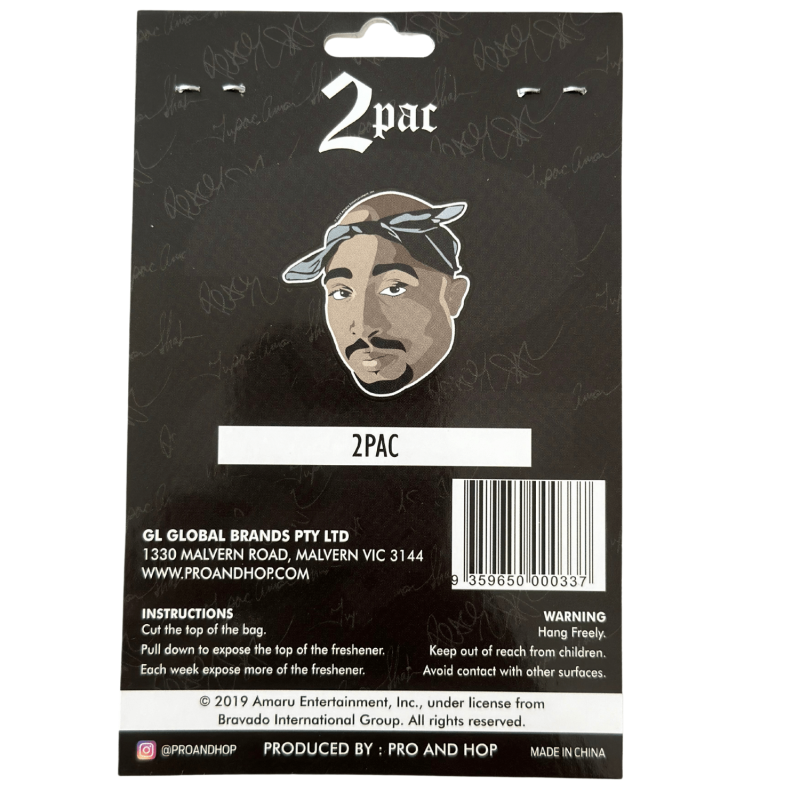 Pro & Hop 2Pac Tupac Shakur Pineapple Car Air Freshener