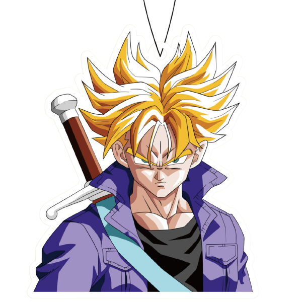 DBZ Super Saiyan SSJ Trunks Ocean Scent Car Air Freshener