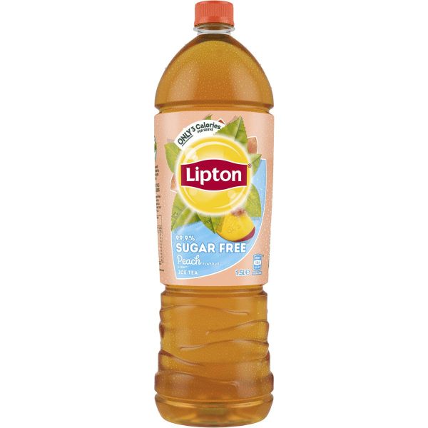 Lipton Light Iced Peach Tea Ice Flavour Sugar Free Drink 1.5L