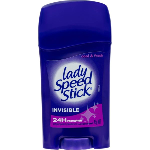 Lady Speed Stick Invisible Antiperspirant Deodorant Stick 45g
