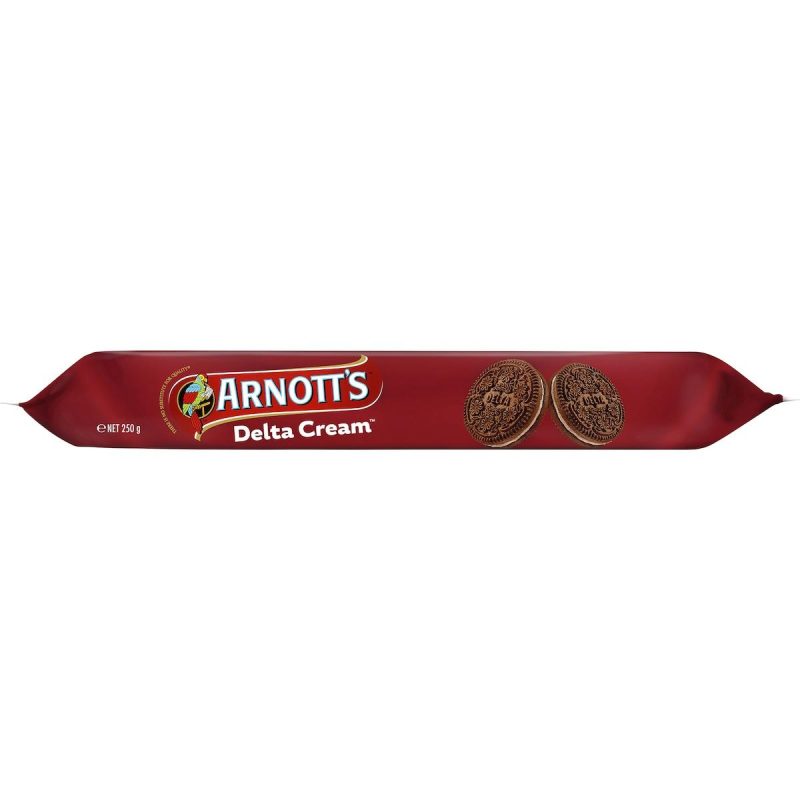 Arnotts Chocolate Delta Cream Biscuits 250g