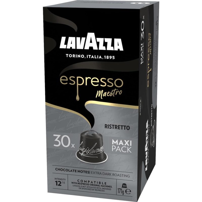 Lavazza Espresso Ristretto Coffee Pods Capsules 30 Pack