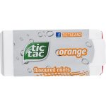 Tic Tac Orange Flavoured Mints 49g Pack X 6 Packs