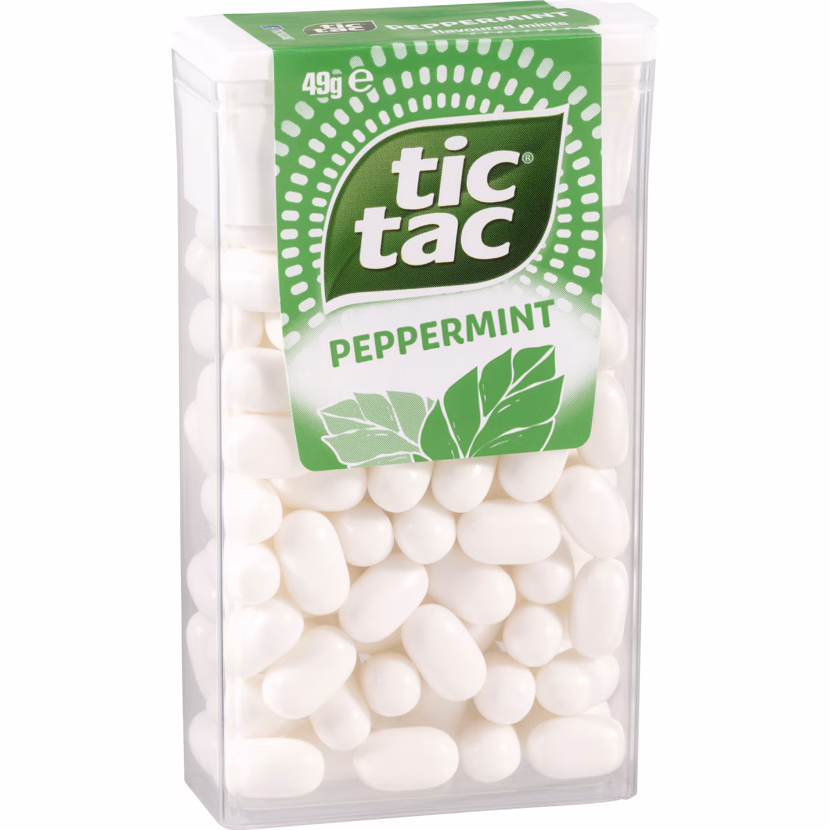 Tic Tac Peppermint Flavoured Mints 49g Pack X 6 Packs