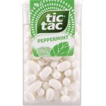 Tic Tac Peppermint Flavoured Mints 49g Pack X 6 Packs