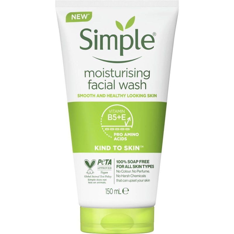 Simple Moisturising Facial Wash For All Skin Types 150ml