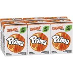 Prima Orange Fruit Juice Kids Drink Box 200ml x 6 Pack
