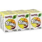 Prima Tropical Fruit Juice Kids Drink Box 200ml x 6 Pack
