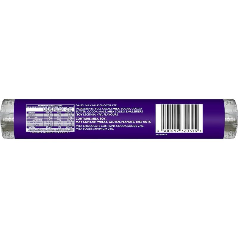 Cadbury Dairy Milk Chocolate Rolls 50g X 6 Bars