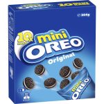Oreo Original Mini Cookies Biscuits 10 Pack 204g
