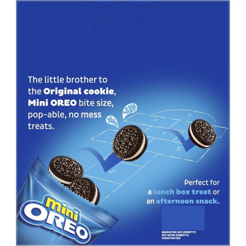 Oreo Original Mini Cookies Biscuits 10 Pack 204g