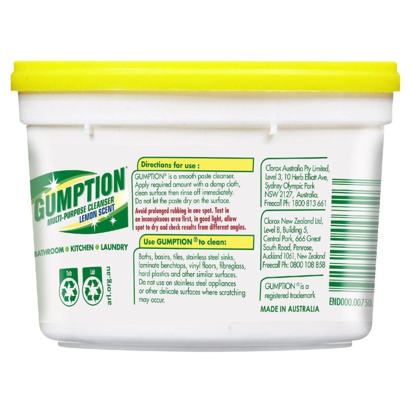 Gumpton Multi Purpose Cleanser Paste Lemon Scent 500g