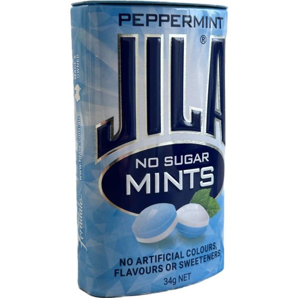 Jila Peppermint Mints Tin 34g X 6 Tins